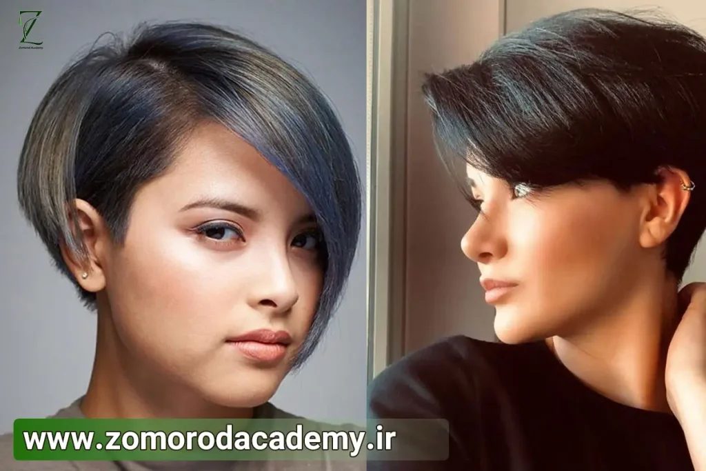 موها را به بخش‌ های مختلف تقسیم کنید