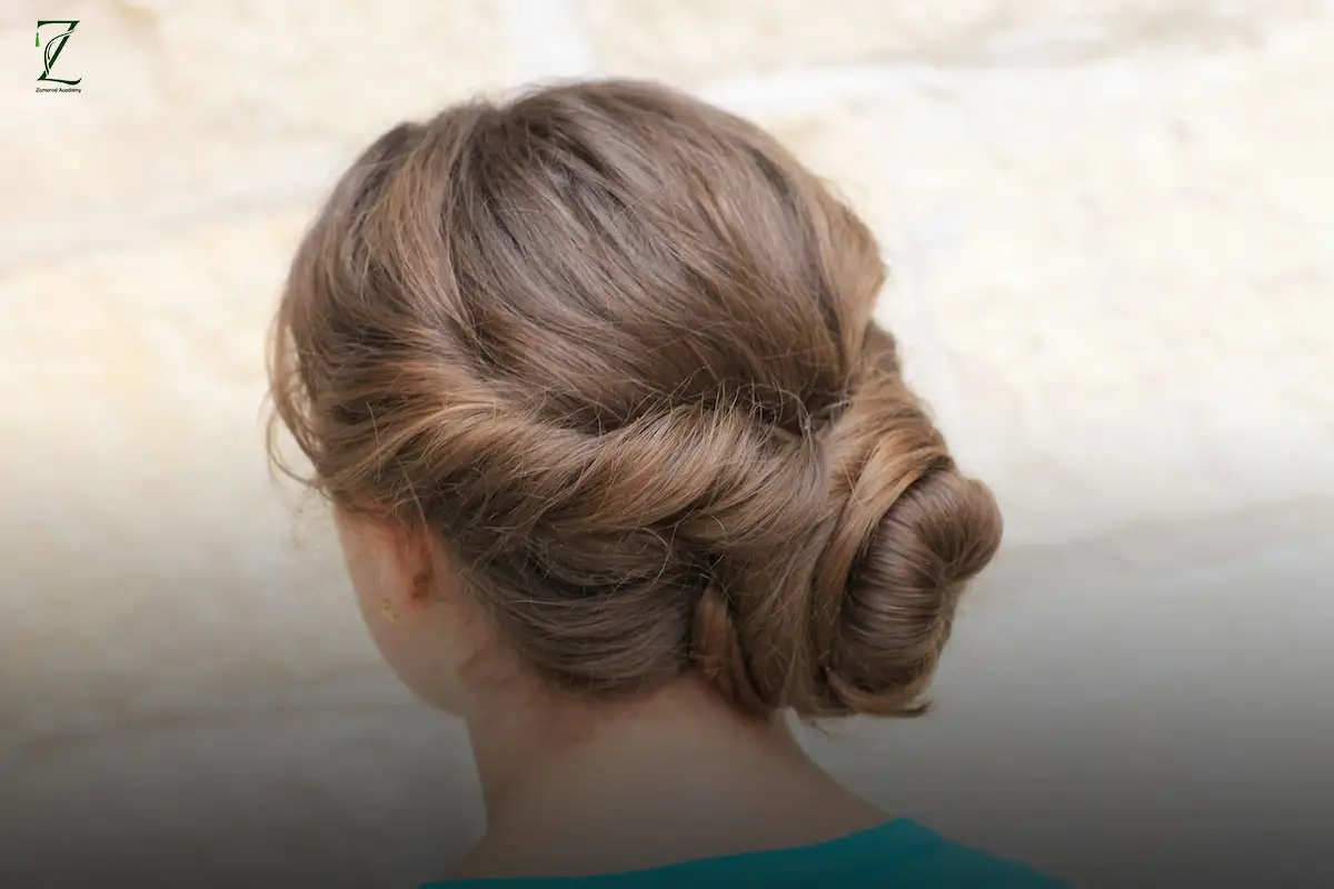 آموزش شینیون موی کلاسیک + ارائه مدرک بین المللی ✨