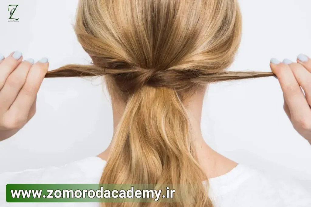 آموزش شینیون مو در آکادمی زیبایی زمرد